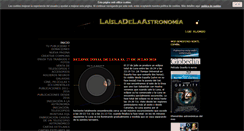 Desktop Screenshot of laisladelaastronomia.com